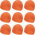Helmet Liner Skull Cap for Men, Sweat Wicking Hats Stretchy Under Helmets Caps Orange -