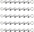 20 Pack Fishing Bead Chain Swivels Stainless Steel High Speed Trolling Tackle Rig Gear Freshwater Saltwater Salmon Walleye - 6 bead, 3/16"