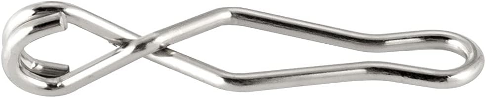 20 Pack Speed Clips Stainless Steel Fishing Quick Change Lure Snaps Freshwater Crankbait - 22LB-0.6"