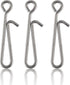 50 Pack Fishing Clips Quick Change Speed Crankbait Snaps Stainless Steel Line Lure Hook Connector Freshwater - 