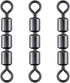 High Speed 3 Roller Swivels, Bead Chain Barrel Swivels Fishing Tackle Trolling Rolling Leader Lure Connector Salmon Walleye Freshwater - 