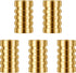 Brass Lure Bodies for Spinner Making, Making Supplies Parts Acessories in-line Spinnerbaits Freshwater Fishing Weights 30pcs Cylindrical/0.2*0.35" -