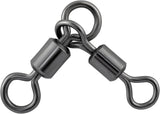 30 Pack 3 Way Swivels Barrel Fishing Tackle Hook Line Connector Three Rig Trolling Catfish Saltwater Freshwater - #4/0*3/0-209LB-30