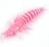 8 Pack Hellgrammite Soft Fishing Lure Worm Bait 3" Freshwater Bass Plastic Lures Grub Crappie Panfish Bluegill Trout Walleye Pink 3"-8