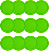 12 Pack 2.5 Inch Air Hockey Pucks for Small Size Table Green 64x4 mm