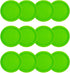 12 Pack 2.5 Inch Air Hockey Pucks for Small Size Table Green 64x4 mm