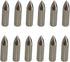 100 Grain Glue on Field Points Archery Replacement Practice Target Arrow Tips 12 Pack -