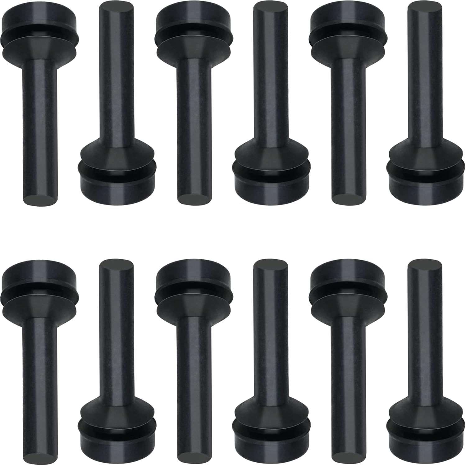 12 Pack WB02X24790 Grate Rubber Feet Compatible with GE Gas Stove Top Range Foot Pads, Fit For C2S CG JGS P2B P2S PGB Etc, Bumpers Replacement Cooktop Foots -