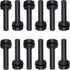 12 Pack WB02X24790 Grate Rubber Feet Compatible with GE Gas Stove Top Range Foot Pads, Fit For C2S CG JGS P2B P2S PGB Etc, Bumpers Replacement Cooktop Foots -
