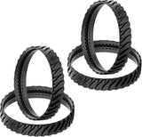 4PCS Pool Cleaner Tracks R0526100 Compatible with Zodiac MX8 / MX6 Elite Models In-Ground Sweeper, Heavy Duty Rubber Tires Baracuda Cleaners, Treads -
