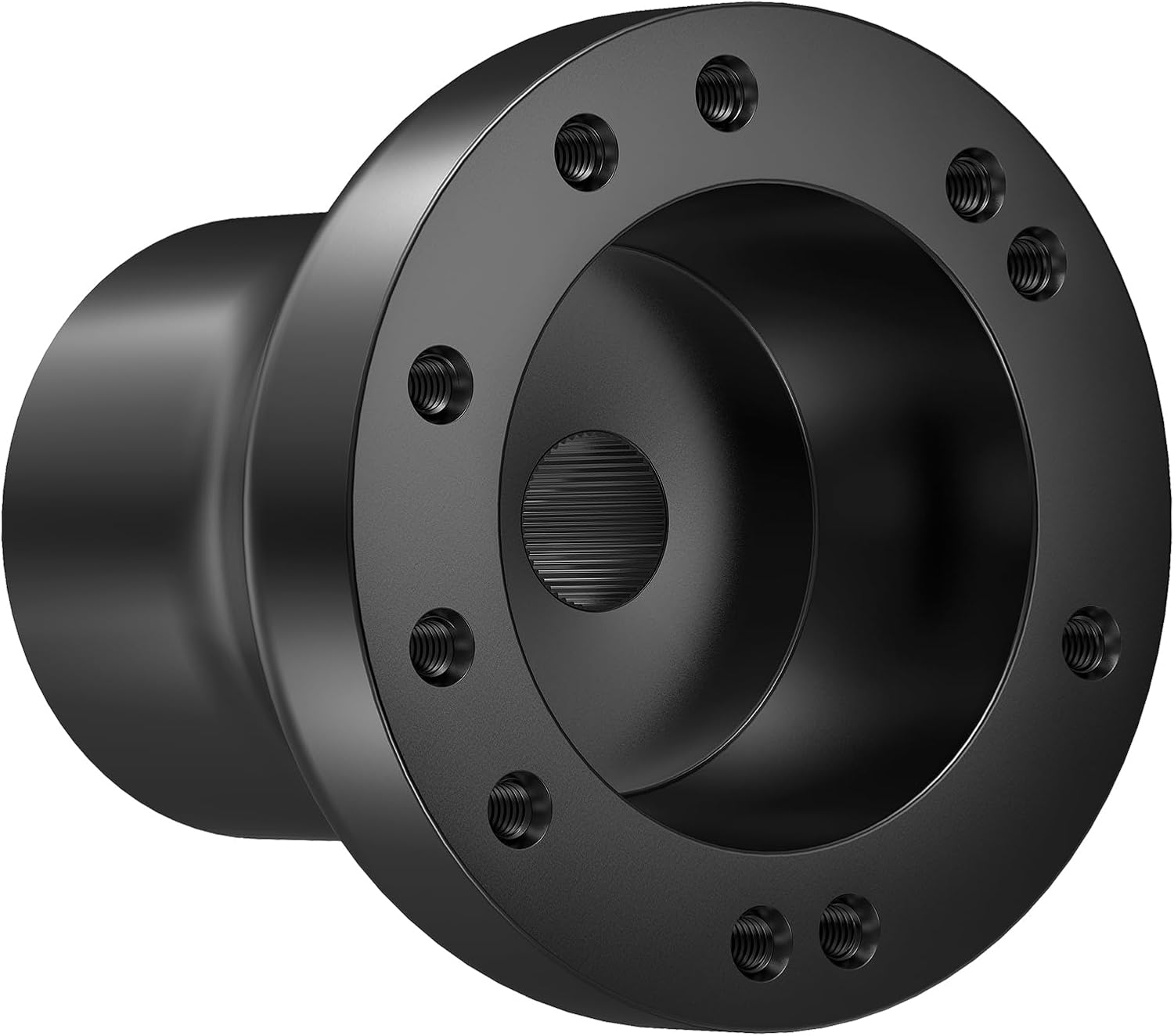 Golf Cart Steering Wheel Adapter, EZGO Adapter for TXT and RXV Models-Black -
