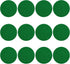 12 Pack Self Adhesive Air Hockey Mallet Felt Pads, Green, 94mm (green-12 Pack) 