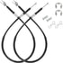 Club Car DS Brake Cable Kit Stainless Steel Core 2000-Up 102022101 Driver & Passenger Side Cables -