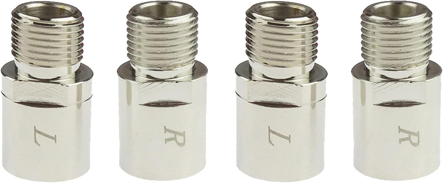 Bike Pedal Extenders, Fit 9/16 inch Spindle Pedals Bike, Extend by 20mm/0.79inch 