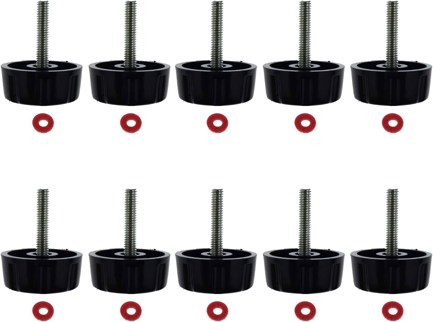 10 Pack Screws Nuts Caps for Fishing Spinning Reels Knob Power Handle Grip 