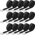 15 Pack 6.5 Feet Lashing Straps Adjustable Kayaks Tie Down Cam Buckle with Buckles up to 250lbs for Cargo, Luggage, Motorcycles, Truck, Car Roof Rack, Sup Surfboard(Black) Black