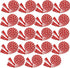 18 Pieces Graduation Cords Bulk 2026 Polyester Yarn Honor 67 Inch Braided Ropes with Tassels for College Students (Red and White) Red White -