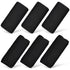 6 Pieces Car Seat Strap Pads Covers for Baby Kids, Carseat Shoulder Pads, Soft Belt Cover Infant Stroller Safety Cushion Boy and Girl, 2.4 x 5.7 Inches(Black) Black -