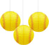 3 Pieces Softball Paper Lantern 8 Inches Hanging Decoration for Sports Themed Party Festival Celebration -
