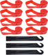 8 Pack Bicycle Rim Strip Tape with 3 Tire Lever,26 Inch or 700C 