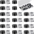 36 Pairs RP4993 Replacement Seats and Springs Faucet Repair Kit Rp4993 Compatible with Rod Replacement, Black -