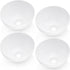 4 Packs Floor Lamp Shade 10 Inch Plastic Bowl Replacement White Lamps Shades Cover for Living Room Bedroom Upright -