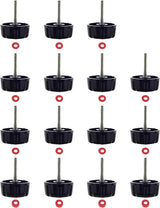 15 Pack Screws Nuts Caps for Fishing Spinning Reels Knob Power Handle Grip 