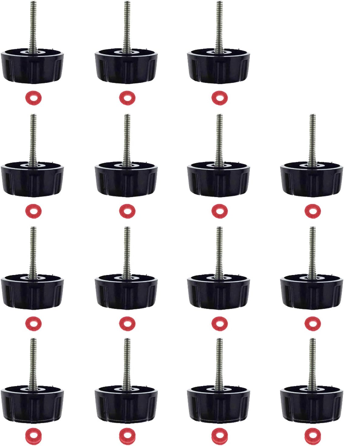 15 Pack Screws Nuts Caps for Fishing Spinning Reels Knob Power Handle Grip 