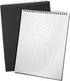 2 Pack Top Spiral Graph Paper Notebooks 8.7 X11.4 Inch A4 Grid Notepad 70 Sheet Memo Steno Pad for Engineering Writing Sketching Drawing School Office Supplies (Black) Black -