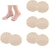 4Pairs Metatarsa Foot Pads Ball of Cushions Honeycomb Fabric Forefoot Invisible Socks for Women and Men Prevention Pain Relief Beige -