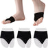 6 Pairs Toe Topper Socks Women Invisible Cover Liner Half Seamless Non-Slip Black 3 Medium