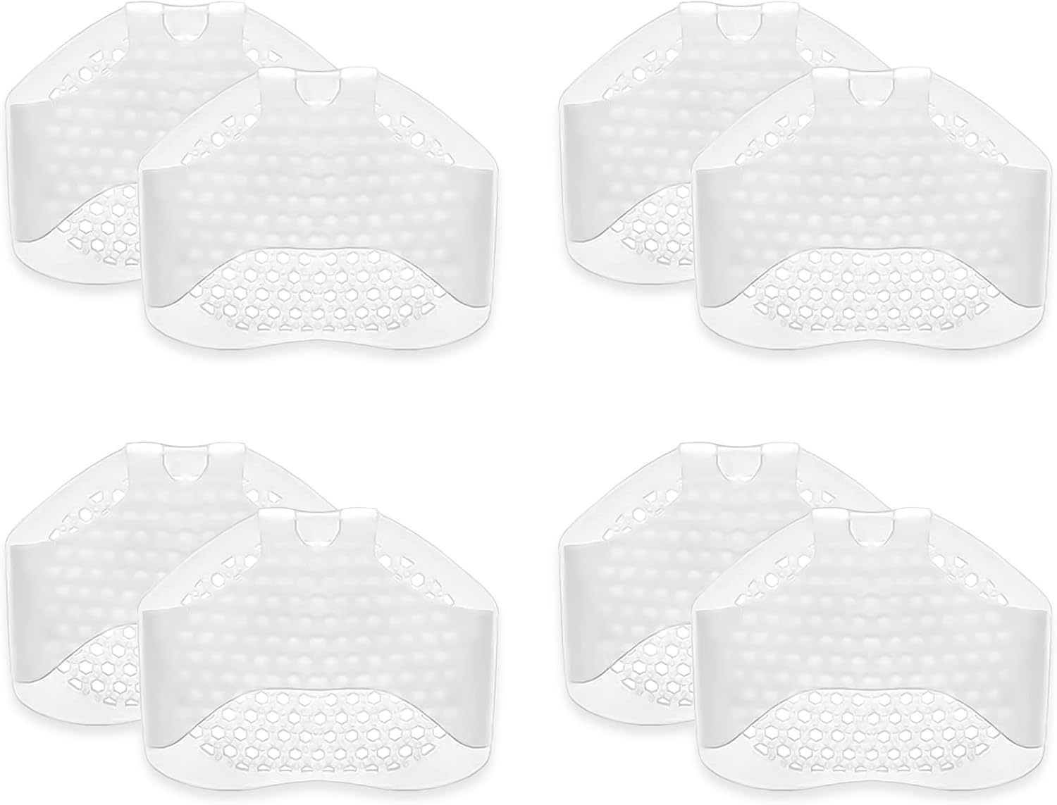 Metatarsal Pads 8 Pack, Breathable & Soft Gel Cushion for Men Women Ball of Foot Cushions Runners, High Heels, Dancers, Morton's Neuroma, Prevent Pain and Discomfort (4 Pairs White) -