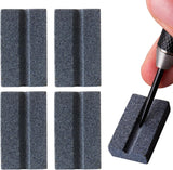 Darts V-Sharp Sharpening Stone,Dart Sharpener,Easy polishing and deburring, Long-Lasting Sharpness,Dart Accessories (4 Pack) -