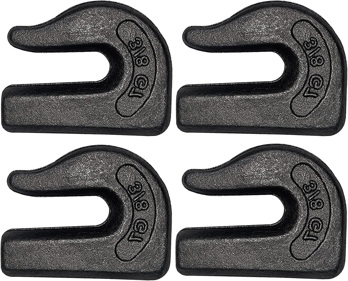 Weld On Grab Chain Hook,3/8" Hooks,Grade 70 Load Limit: 6600 lbs,for Welded onto Tractors or excavators -