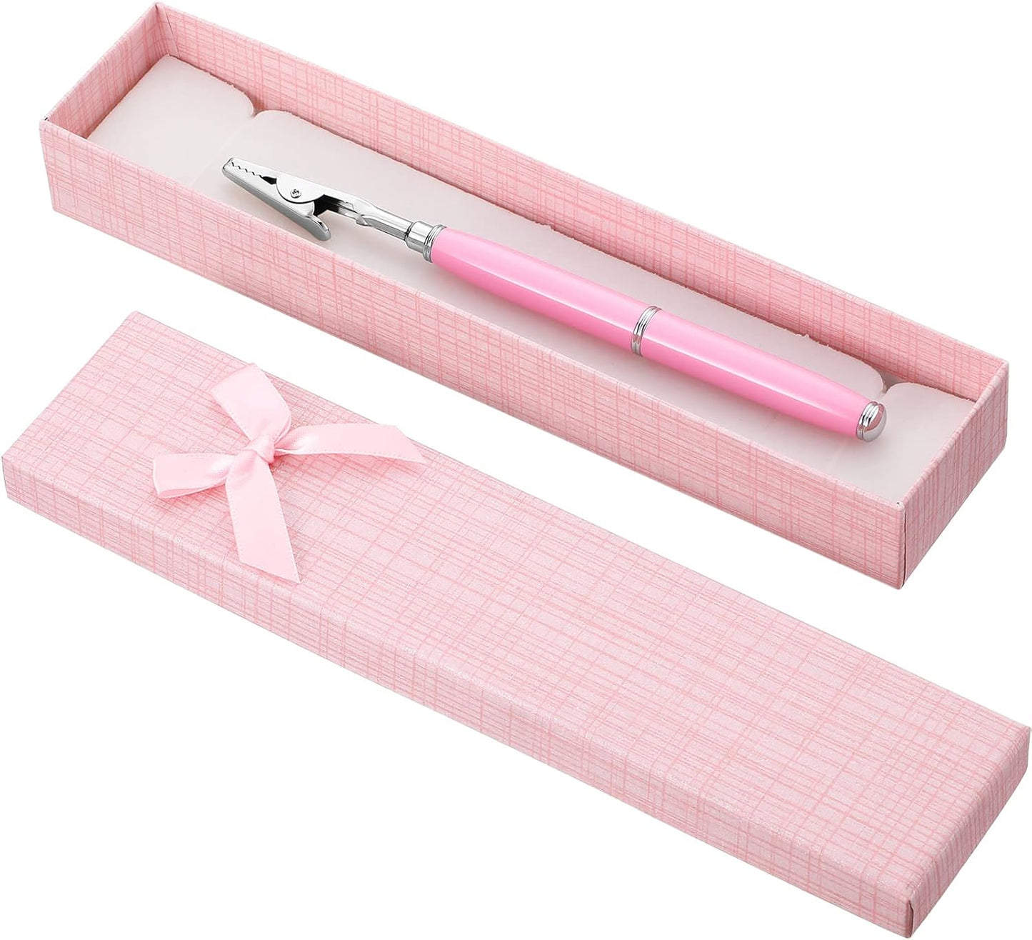 Bracelet Helper Tool Jewelry Hand Assistance Gifts for Women Fastening and Hooking Equipment Watch Clasps in Gift Box 6.9 Inch (Pink) Pink -