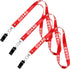 Guard Whistle with Lanyard Emergency Whistles Plastic for Lifesaver Men Women Black -