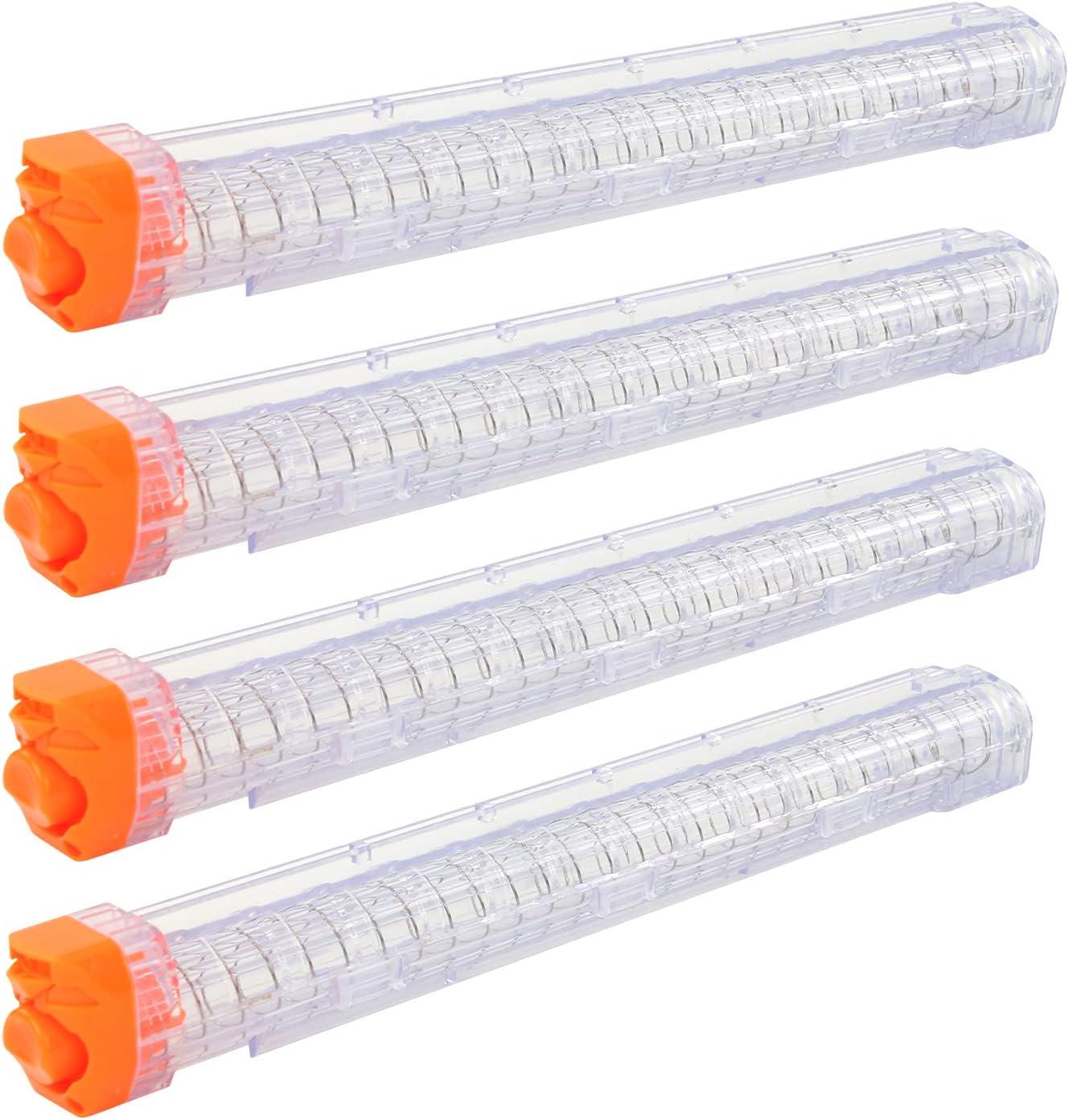 4Pcs Replacement Reload Clip 12-Round Refill Magazine Compatible for Nerf Rival Apollo XV-700 Zeue XV-1200 (Clear) 4pcs Clear 