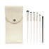 6Pcs Eye Makeup Brush Set, Soft Hairs Eyeshadow Kit, Professional Eyes for Concealer Eyebrows Eyeliner Highlighter with Snap-On Case, Beginner Friendly 