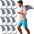 12 Pcs Halloween Shark Fin Costume Accessory Gray Props Easy to Wear Accessories for Adults Christmas Cosplay Supplies 