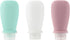 Travel Bottles for Toiletries, 3 Pack Silicone Leak Proof Squeeze Bottle Refillable Containers Set 