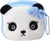 2Pcs Kawaii Animal Wallet, Cartoon Panda Specie Purses Plush Purse Wallet Small Accessories for Girls Handbag 