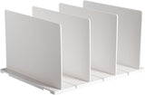 Shelf Divider for Closet, White Purse Organizer Adjustable Storage Handbag Organizers Closets Bookshelf Separator Dividers 