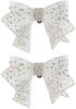 2 Pieces Bow Shoe Clips, Decorative Clips Rhinestone Buckle Shoes Decorations for Woman and Girl 