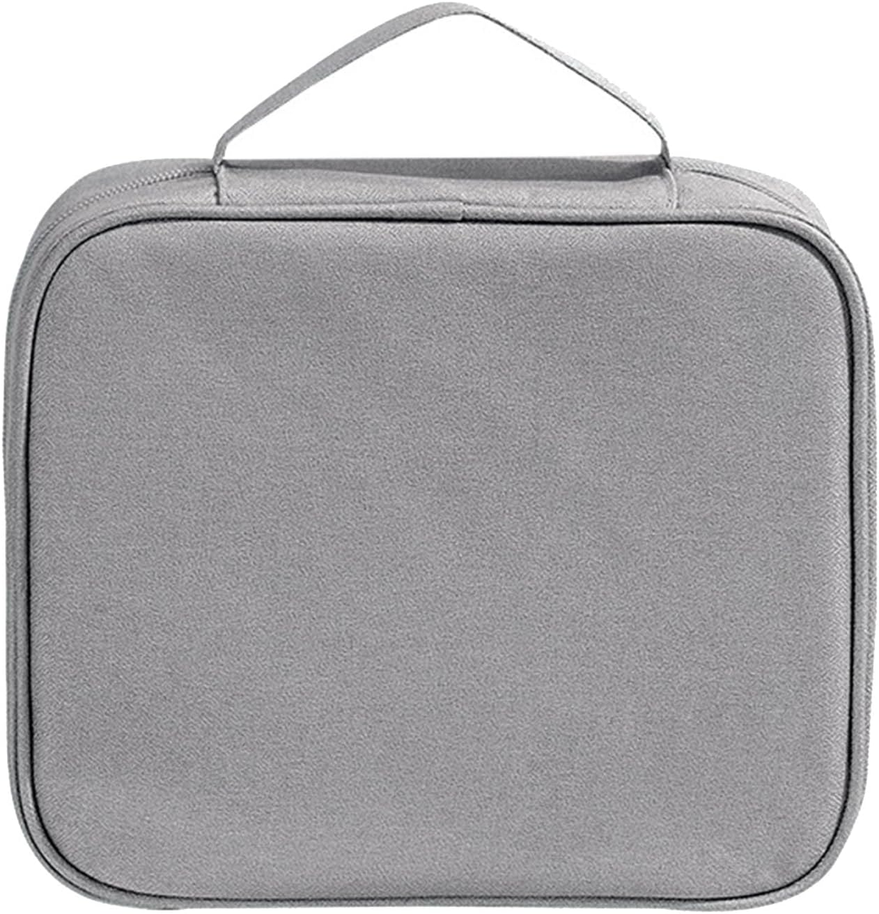 Travel Toiletry Bag for Women, Cosmetic Man Gray Makeup Portable Case Large Capacity Organizer Pouch Make Up Business Trips 