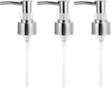 Hand Soap Pump, Pump Replacement Bottle Nozzle for Lotion Massage Oil Bottle(Silver ) 