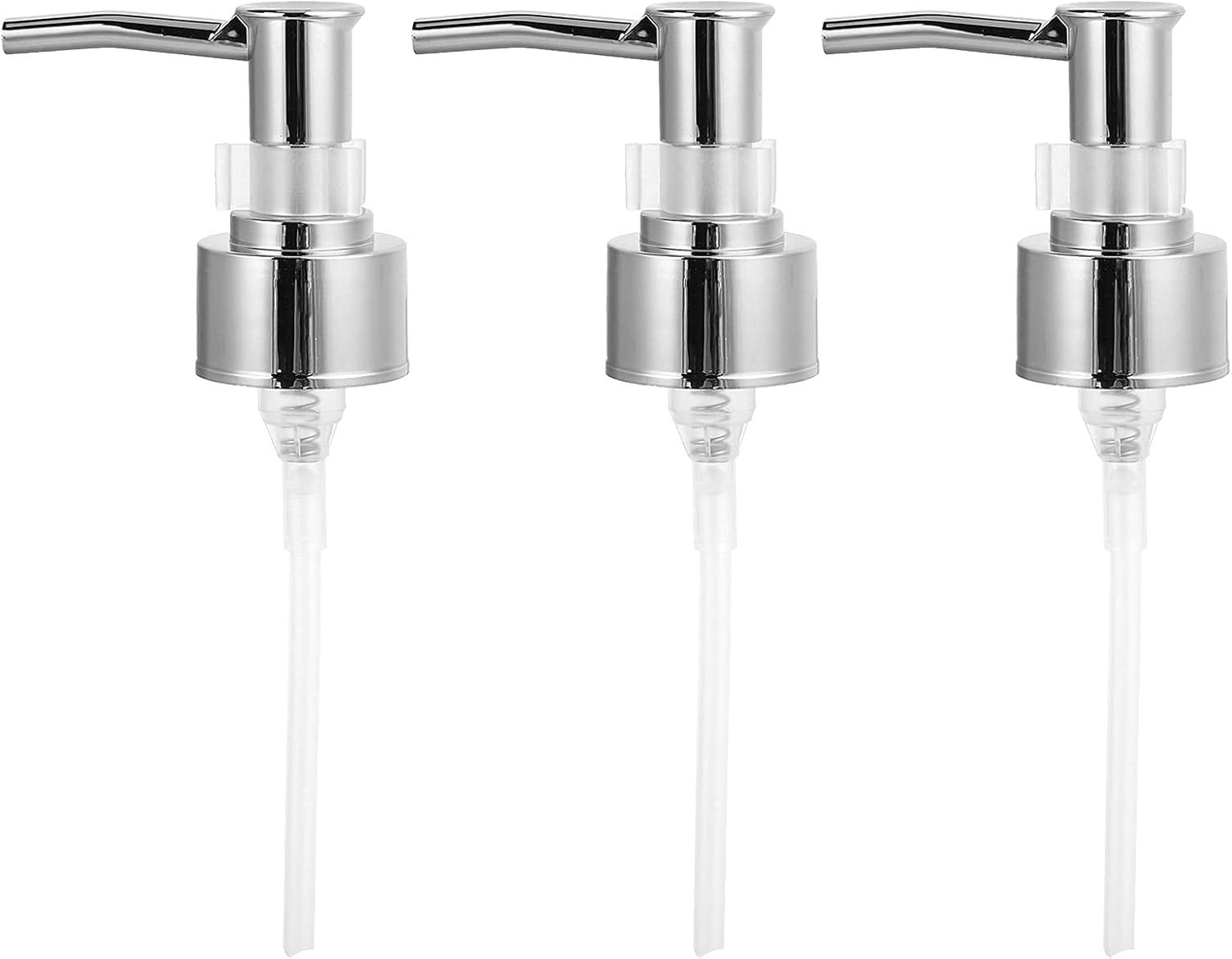 Hand Soap Pump, Pump Replacement Bottle Nozzle for Lotion Massage Oil Bottle(Silver ) 