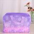 Clear Cosmetics Bag, PVC Zippered Toiletry Carry Pouch Waterproof Makeup Bag Travel Bags Organizer Case for Vacation(purple) 