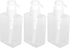 3Pcs Travel Bottle, 150ml Pump Bottle Lotion Dispenser, Clear Reusable Body Wash Container Bottles Empty Liquid Hand Soap Containers Plastic Press For Kitchen Bathroom 