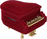 Jewelry Ring Box, Piano Shaped Wedding Box Gift Boxes for Earring Pendant Case 