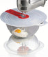 12 Inch Mixing Bowl Splatter Guard, Silicone Hand Mixer Shield Splash Guard Anti Cover for Baking & Cooking 